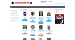 Desktop Screenshot of firefighterapparelstore.com